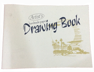 Creates & Designs Artist's Handmade Paper Drawing Book Big Sketch Pad(White, 20 Sheets)