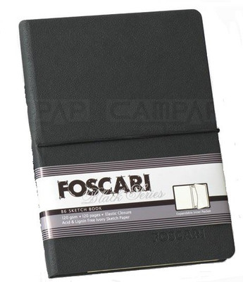 

Campap FOSCARI Black Series Sketch Pad(Black, 120 Sheets)