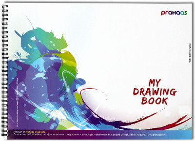 

Prahaas Drawing Books with Butter Paper Sketch Pad(Blue, 70 Sheets)