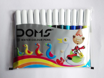 DOMS Classic Superfine Nib Sketch Pens  with Washable Ink(Set of 20, Multi Colour)