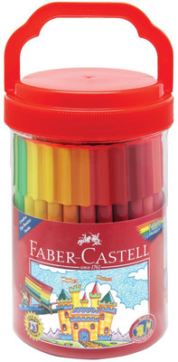 

Faber-Castell Connector Fine Nib Sketch Pens with Washable Ink(Set of 1, Multicolor)