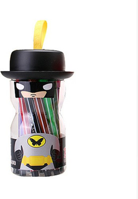 

Dragon 36 Pcs Batman Fine Nib Sketch Pen with Washable Ink(Multicolor)