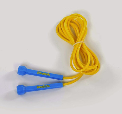 

REEBOK Jump Speed Skipping Rope(Yellow, Blue, Length: 329 cm), Blue;yellow