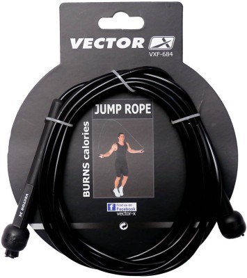 

Vector X Vxf-684 Freestyle Skipping Rope(Black, Length: 290 cm)