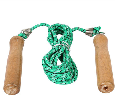 

Strauss Wooden Handle Freestyle Skipping Rope(Green, Length: 133 cm)
