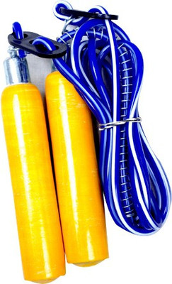 

shital jump in adults and kids Freestyle Skipping Rope(Yellow, Length: 320 cm), Blue;yellow