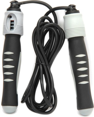 KOBO Jump With Counter Speed Skipping Rope(Black, Length: 275 cm)