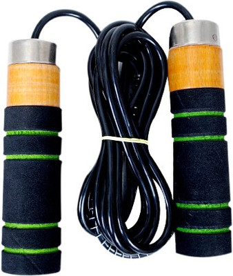 

shital jump in adult and kids Ball Bearing Skipping Rope(Black, Length: 320 cm), Multicolor
