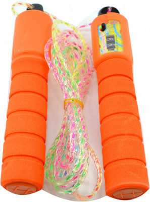 

Kasite Speed5 Adjustable with Counter Ball Bearing Skipping Rope(Orange, Length: 300 cm)