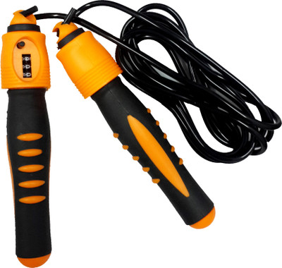 Mor Sporting Plus Weighted Skipping Rope(Yellow, Length: 72 inch)