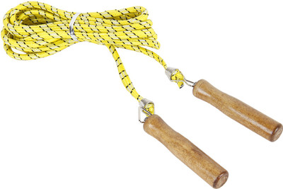 

Strauss Wooden Handle Freestyle Skipping Rope(Yellow, Length: 133 cm)