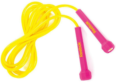 

REEBOK 3M11081MG Speed Skipping Rope(Pink, Yellow, Length: 320 cm)