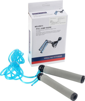

Proline Proline Fitness MDJR011 JUMP ROPE Freestyle Skipping Rope(Blue, Length: 305 cm), Blue;gry