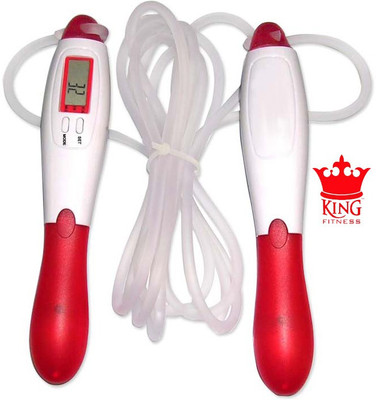 

KING FITNESS FULL BODY WORKOUT FULLY DIGITAL METER Freestyle Skipping Rope(Multicolor, Length: 279 cm)