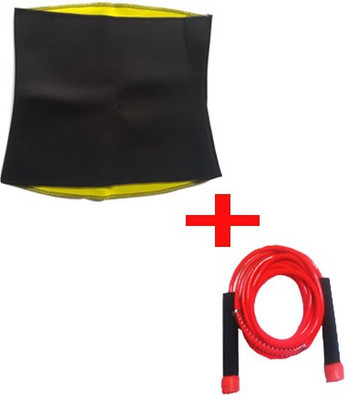 

Instafit Hot Waist Shaper Belt With Free Freestyle Skipping Rope(Multicolor, Length: 274 cm), Red