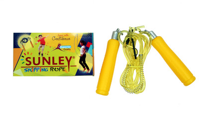 

SUNLEY Special Kids Skipping Rope(Yellow, Length: 244 cm)