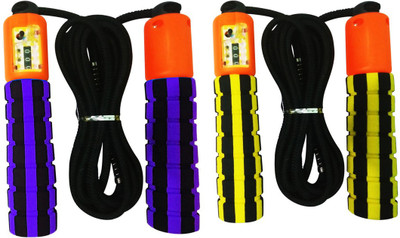 

Golddust Counter/ Metered Freestyle Skipping Rope(Multicolor, Length: 305 cm)