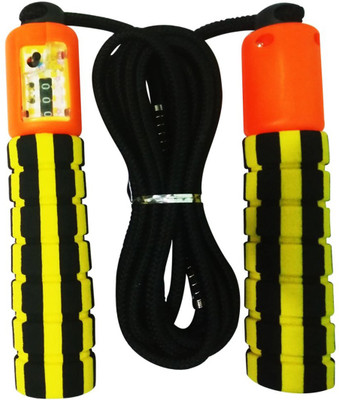 

Golddust Counter/ Metered Freestyle Skipping Rope(Multicolor, Length: 305 cm), Yellow