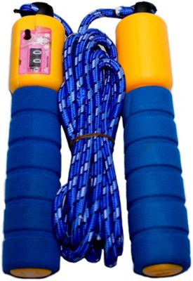 

Navyamall Counter Jumping Excercise Rope Reduce Belly Fat Freestyle Skipping Rope(Multicolor, Length: 254 cm)