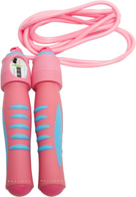 

Vinto FAT BURNING WORKOUT Pink Auto Counter Speed Skipping Rope(Pink, Length: 279 cm)