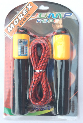 

Morex Sporty With Counting Machine Speed Skipping Rope(Black, Red, Length: 300 cm)