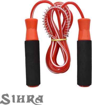

Sihra Fitness for all Ball Bearing Skipping Rope(Multicolor, Length: 320 cm)