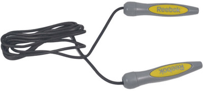 

REEBOK Leather -RSRP-10080 Speed Skipping Rope(Black, Grey, Length: 329 cm)