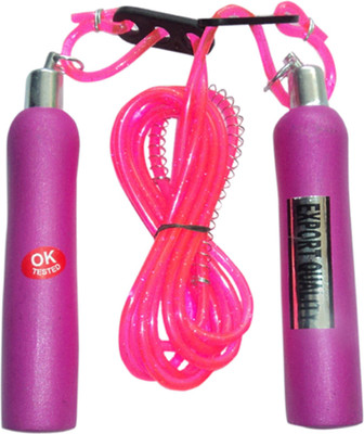 

Woody METALLIC SERIES Speed Skipping Rope(Pink, Length: 274 cm)