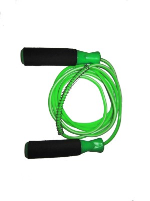 

Arnav PLASTIC GREEN Ball Bearing Skipping Rope(Green, Length: 274 cm)