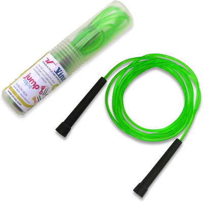 

Vinex Vinex Jumping Rope - Premium (PVC, Transparent Green) Freestyle Skipping Rope(Green, Length: 279 cm)