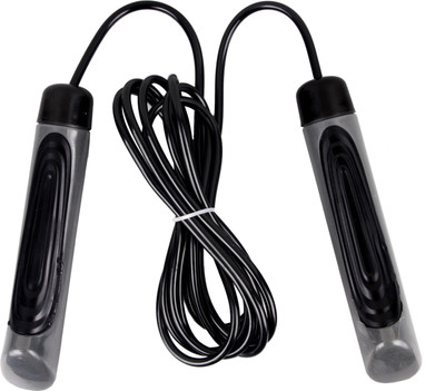 

B Fit Usa PVC Jump Rope(Grey, Black, Length: 72 inch), Black;grey