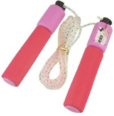 

kashish Toys Kashish Jumping With Pink Counting Skipping Rope. Speed Skipping Rope(Pink, Pack of 1)