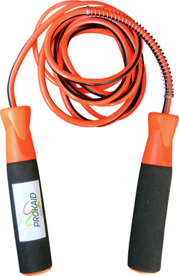 

Prokaid TONEUP Freestyle Skipping Rope(Orange, Length: 305 cm), Black;orange