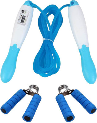 

BES Metered Skipping Rope with Soft griped Hand Grip Freestyle Skipping Rope(Multicolor, Length: 267 cm)