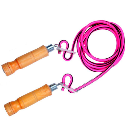 

THE UNIVERSE SPORTS SUPER JUMP SPEED Freestyle Skipping Rope(Pink, Length: 274 cm)
