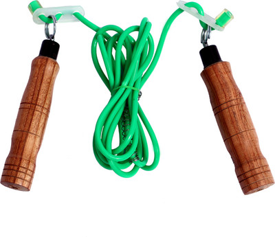 

Zasmina skipping rope Ball Bearing Skipping Rope(Green, Length: 279 cm)