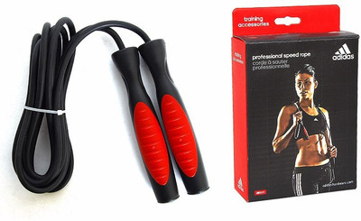 

ADIDAS Pro Speed Skipping Rope(Black, Red, Length: 275 cm)