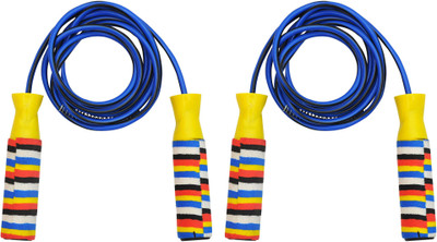 

GSI Foam grip Pack of 2 Speed Skipping Rope(Multicolor, Length: 272 cm)