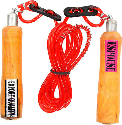 

Espouse red01 Double Dutch Skipping Rope(Yellow, Length: 213 cm)