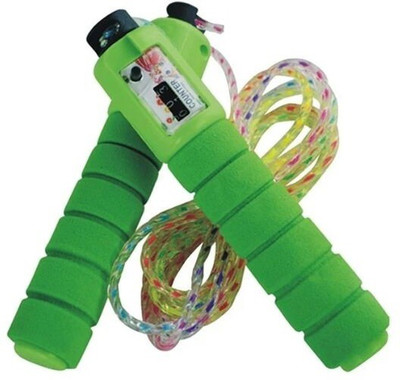 

kashish Toys Kashish Jumping With Green Counting Skipping Rope. Speed Skipping Rope(Green, Pack of 1)