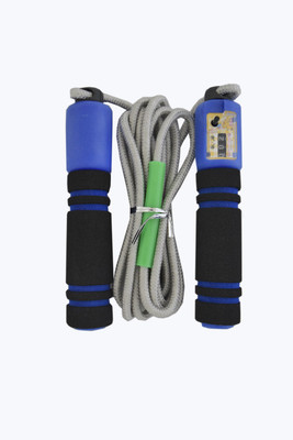 

Powerpak Skipping Rope with Jump Counter and Foam Handles (colour as per availability) Freestyle Skipping Rope(Multicolor, Length: 267 cm)