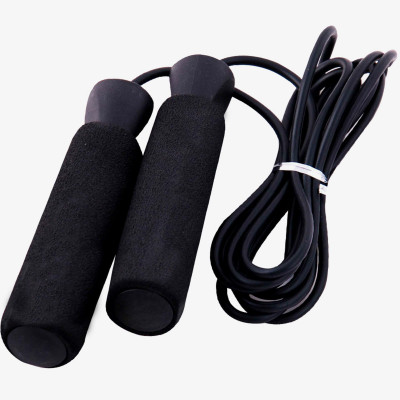 

Woody FOAM HANDLE Ball Bearing Skipping Rope(Black, Length: 274 cm)