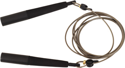 

RVX Heavy Cable & Adjustable Length Speed Skipping Rope(Black, Length: 279 cm)