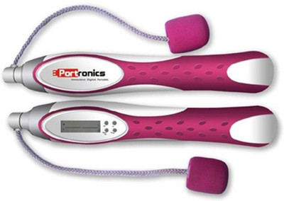 

Portronics Wireless Skip Cordless Digital Jump Rope Digital Cordless Skipping Rope(Pink, Length: 0 inch)