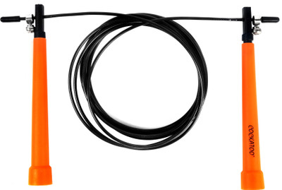 

COCKATOO Cable Speed Skipping Rope(Orange, Length: 320 cm)