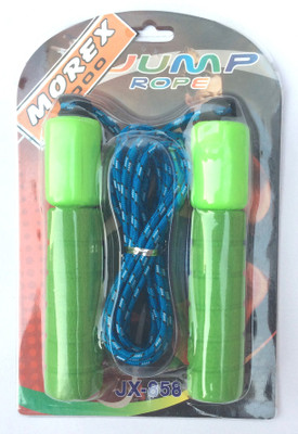 

Morex Sporty With Counting Machine Speed Skipping Rope(Green, Blue, Length: 254 cm), Blue;green