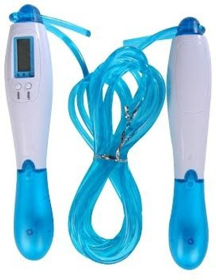 

B FIT USA Digital Skipping Rope(White, Blue, Length: 72 inch), Blue;white