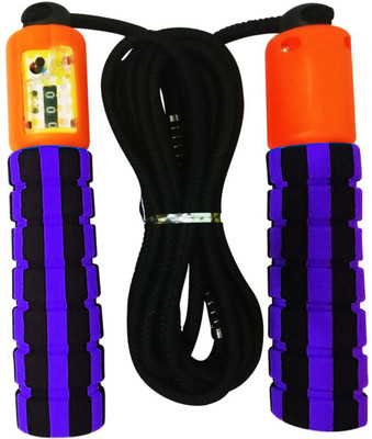 

Golddust Counter/ Metered Freestyle Skipping Rope(Multicolor, Length: 305 cm), Blue