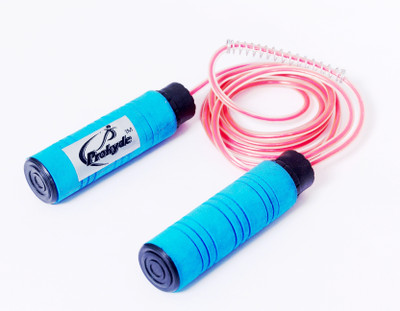 

Prokyde Bolt Speed Skipping Rope(Black, Blue, Length: 213 cm)
