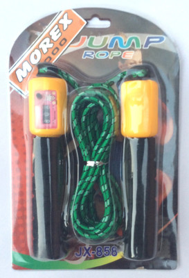 

Morex Sporty With Counting Machine Speed Skipping Rope(Black, Green, Length: 300 cm)